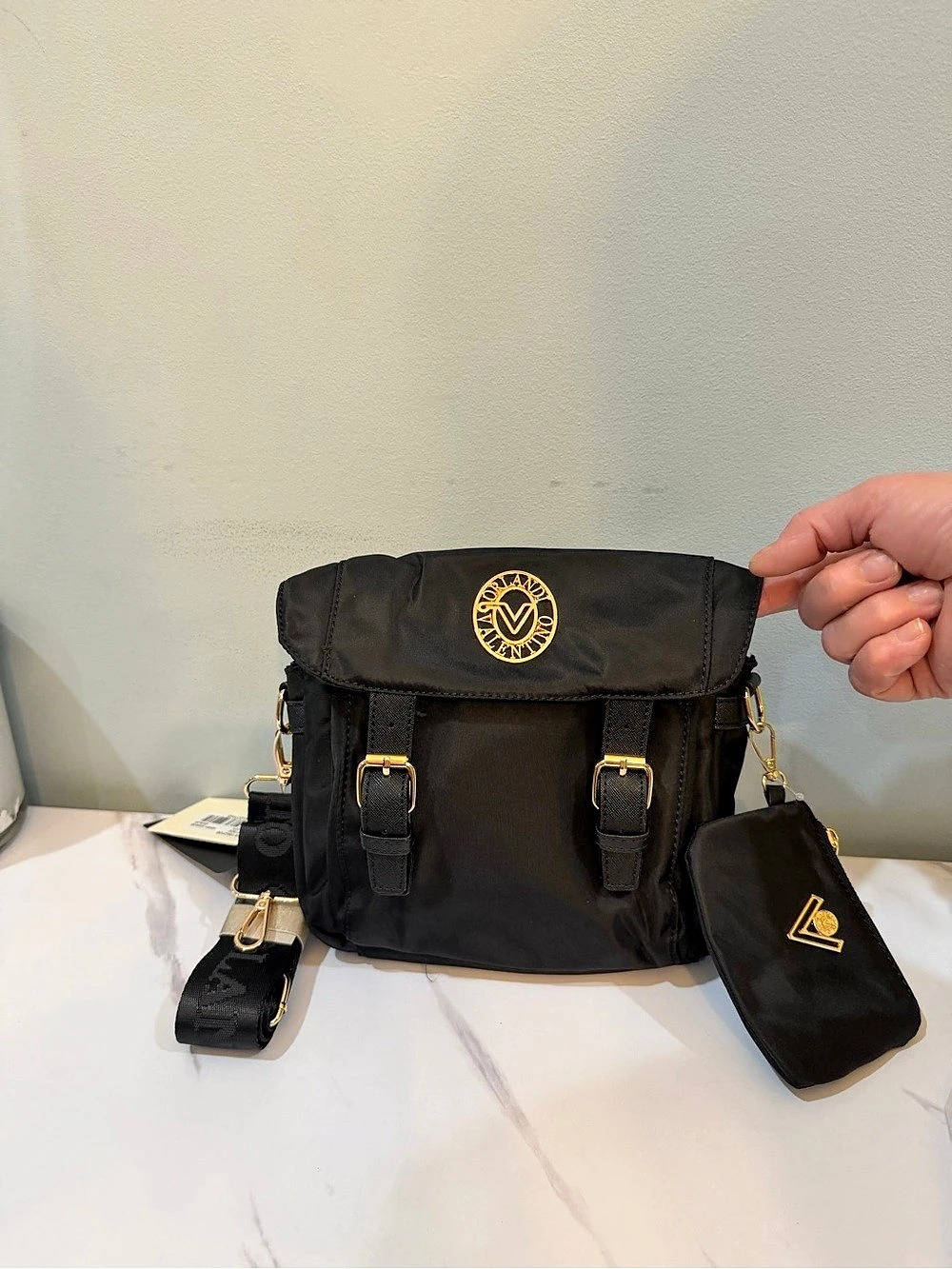 Valentino Orlandi Nylon Small Backpack